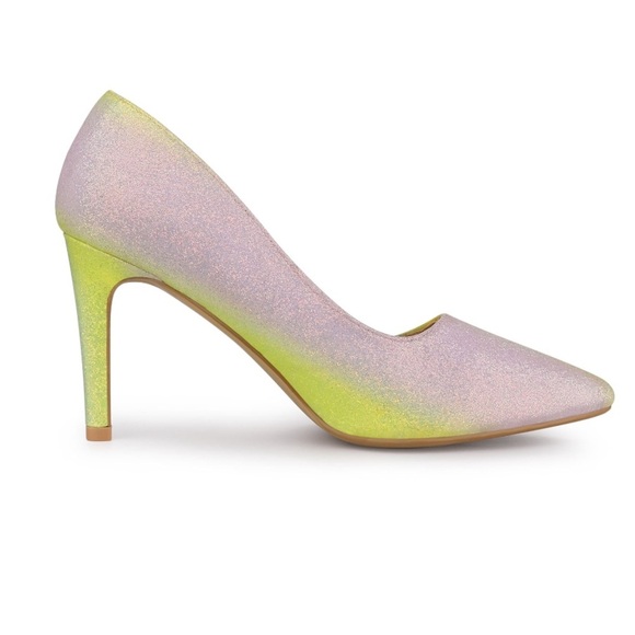 Allegra K Women's Stiletto Heels Dress Glitter Prom Pumps Size 6.5!!! NEW!!!💜💕 - Picture 4 of 9